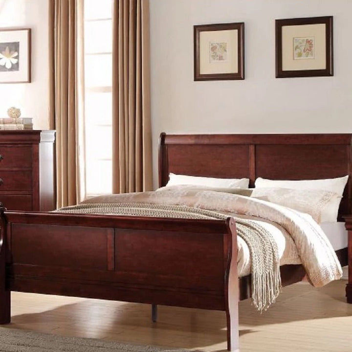 European Style Wood King Size Bed (bed only)