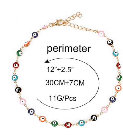 Evil Eyes Choker for Women