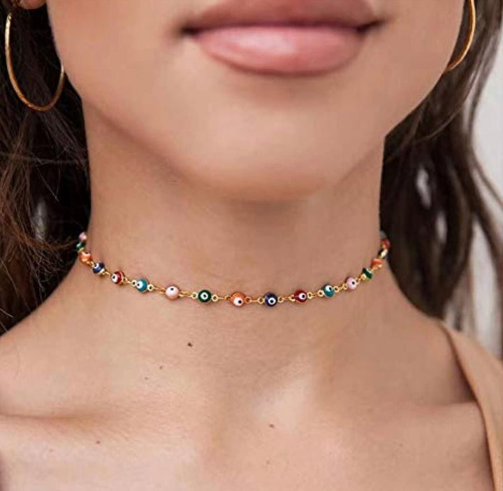 Evil Eyes Choker for Women