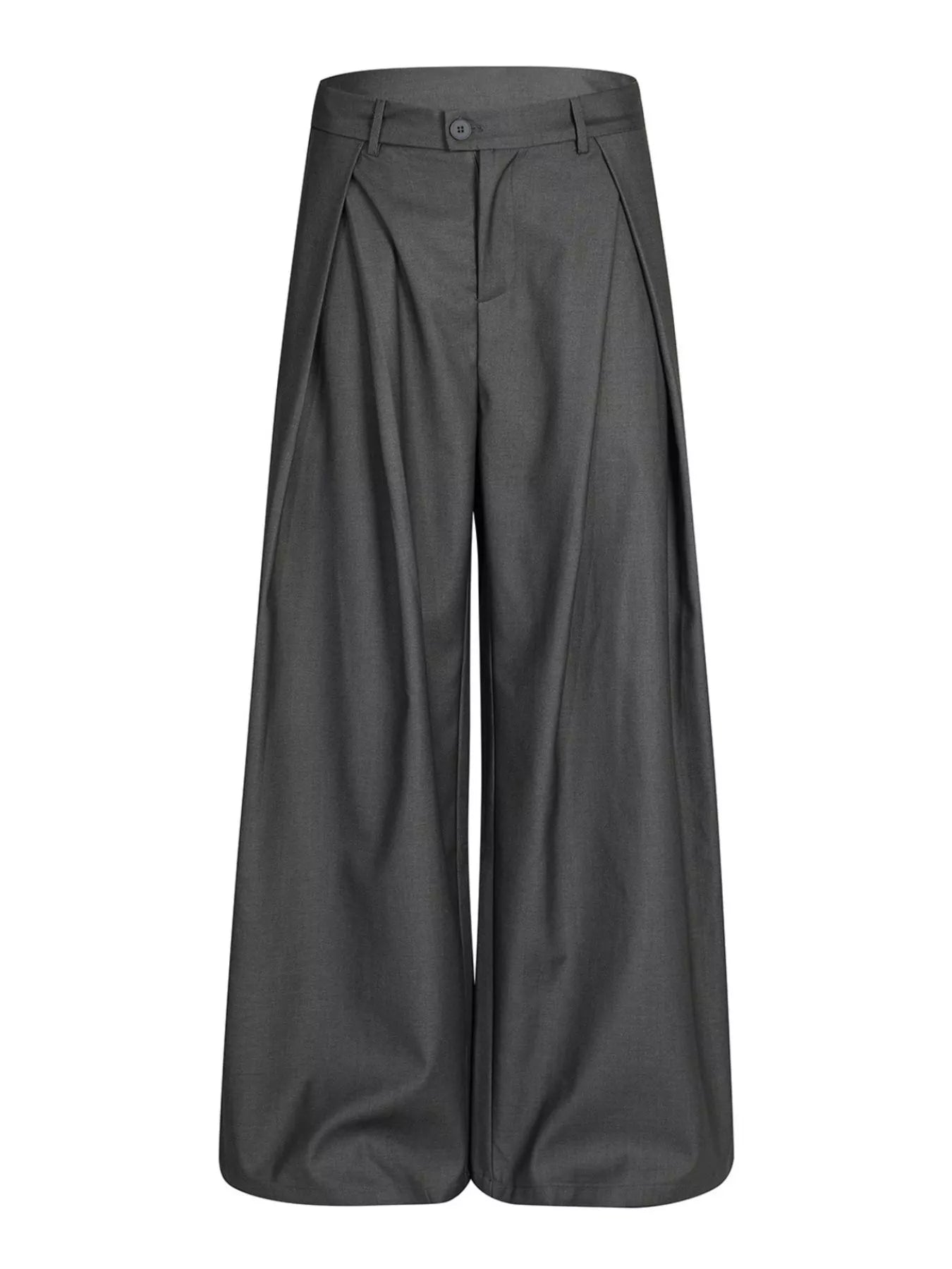 Men's Wide-Leg Pleated Pants