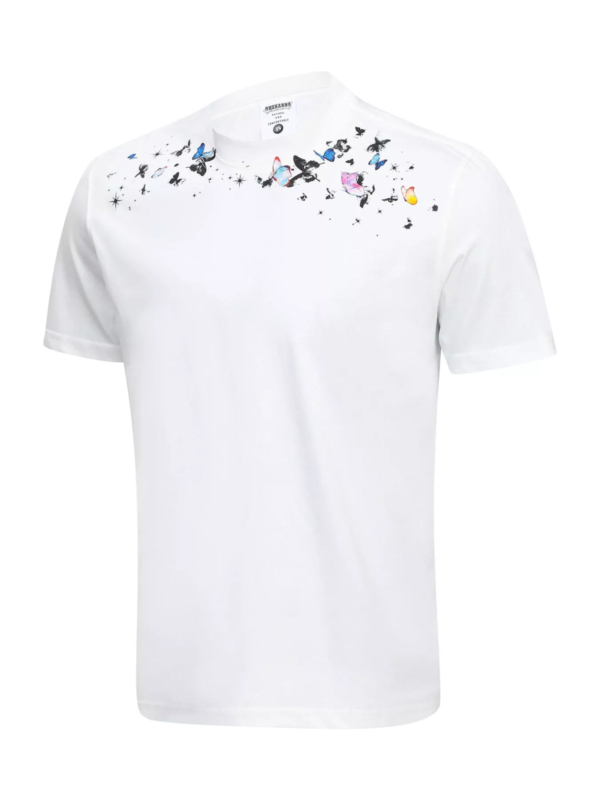 Men's Butterfly Graphic Round Neck T-Shirt