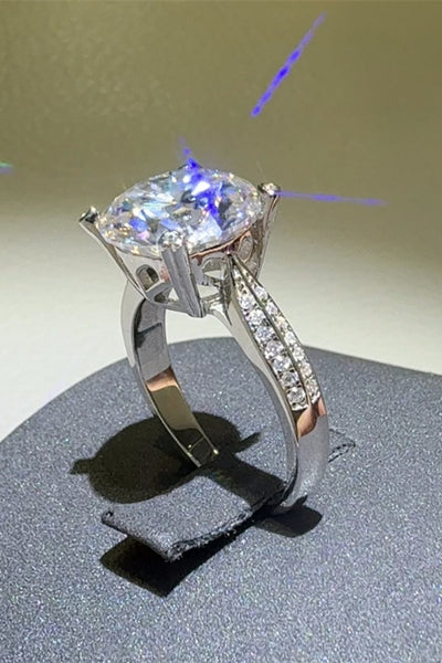 5 Carat Moissanite 925 Sterling Silver Ring for Women