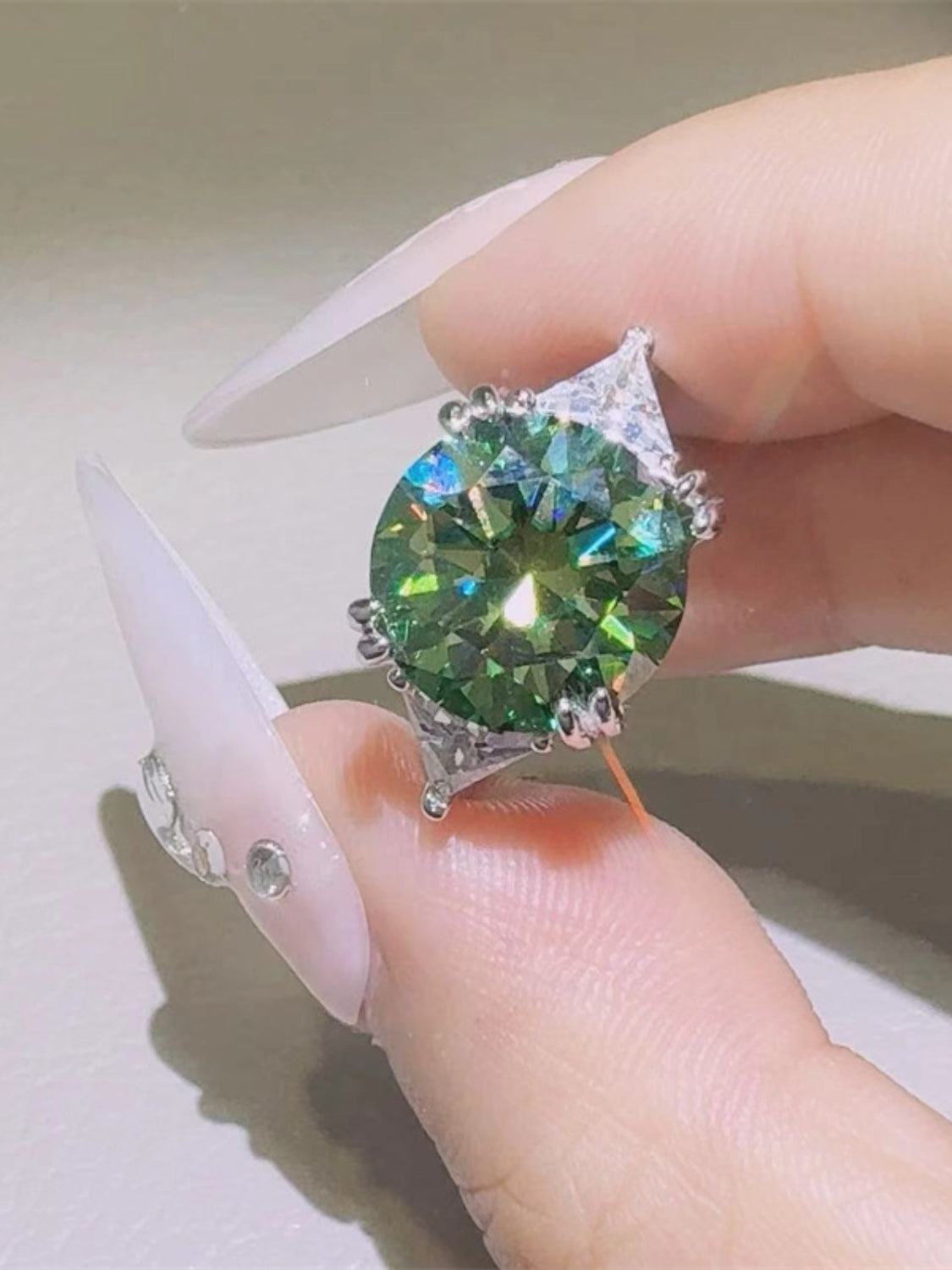 5 Carat Moissanite 925 Sterling Silver Ring for Women
