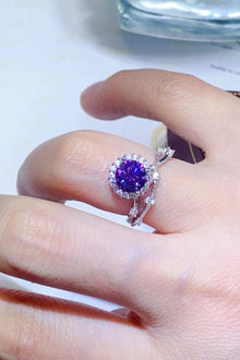 1 Carat Moissanite 925 Sterling Silver Ring for Women