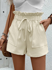 Stylish Paperbag Waist Shorts with Convenient Pockets Now