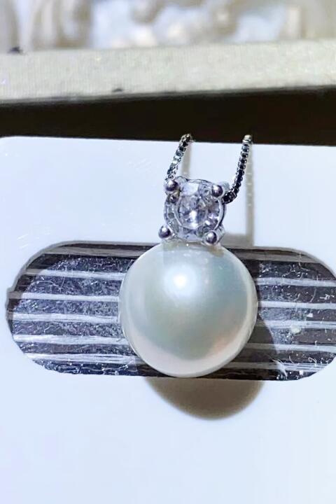 Elegant Freshwater Pearl 925 Sterling Silver Necklace