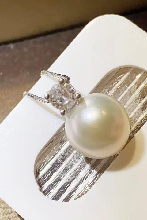 Elegant Freshwater Pearl 925 Sterling Silver Necklace