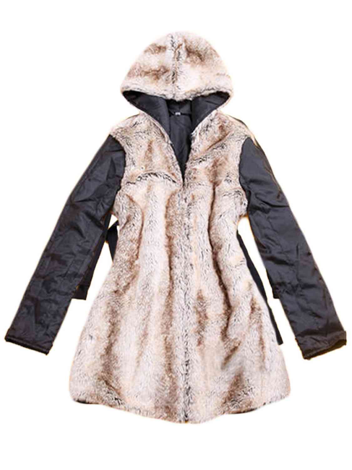 Transformable Three-in-One Hooded Jacket with Liner