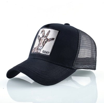 Goat Embroidery Snapback Cap for Urban Style