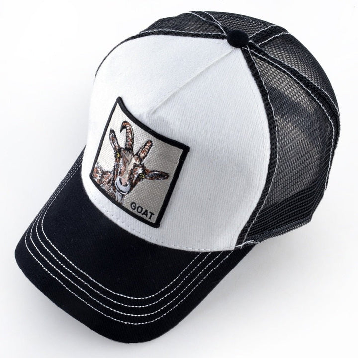 Goat Embroidery Snapback Cap for Urban Style