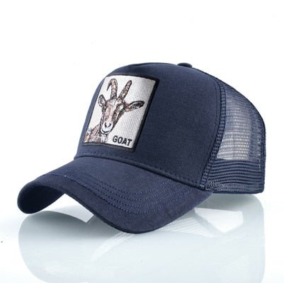 Goat Embroidery Snapback Cap for Urban Style