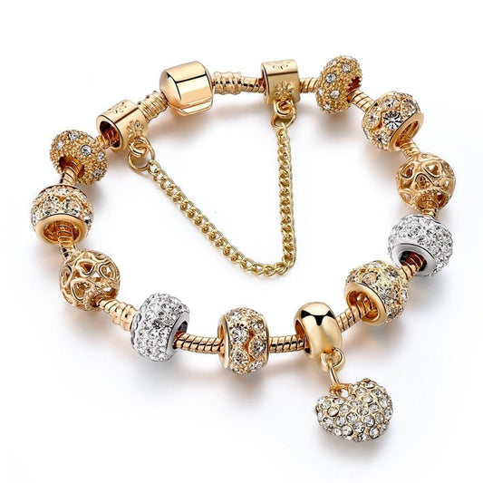 Gold heart Bracelets&Bangles