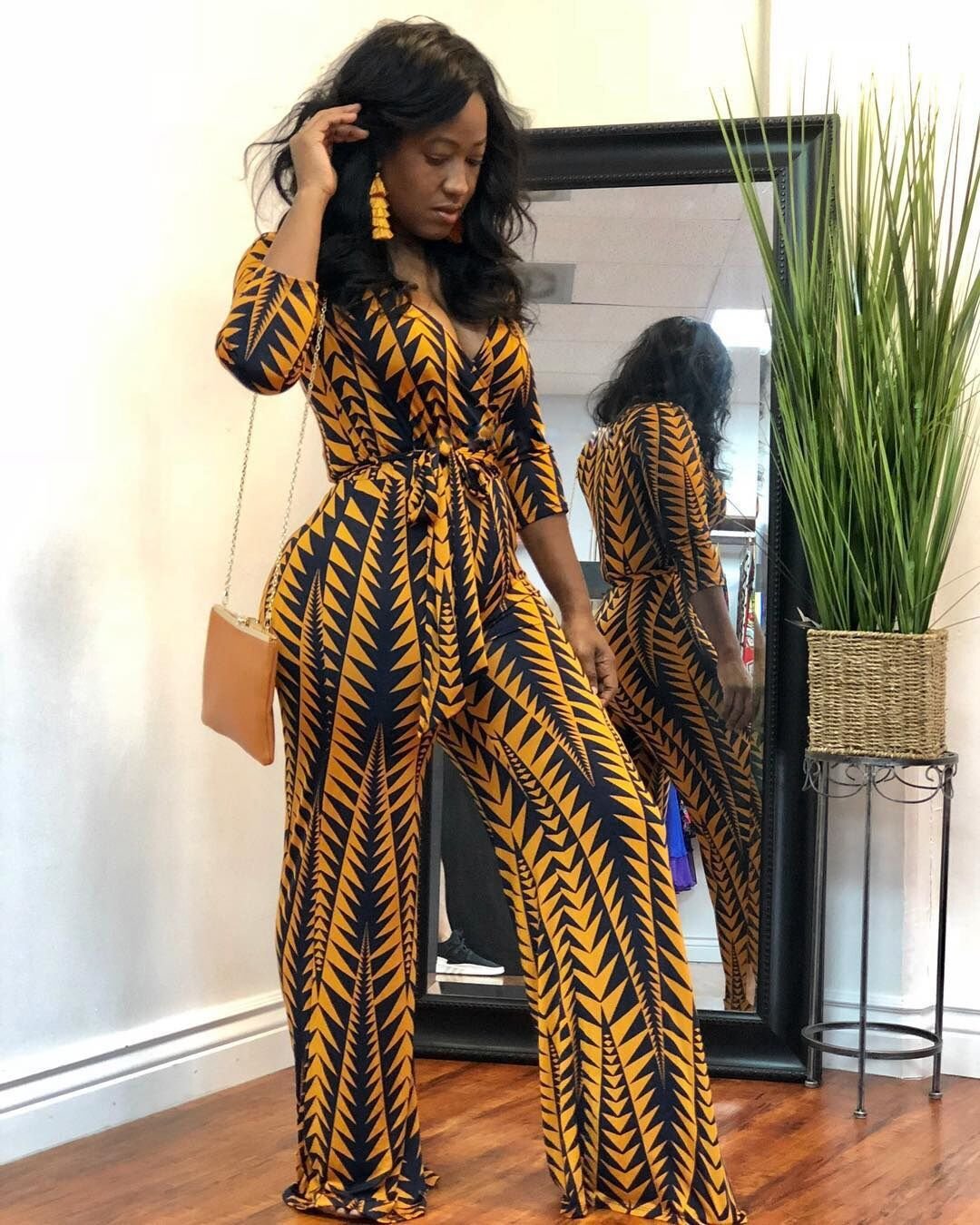 Radiant Golden Chic Jumpsuit for Stylish Elegance