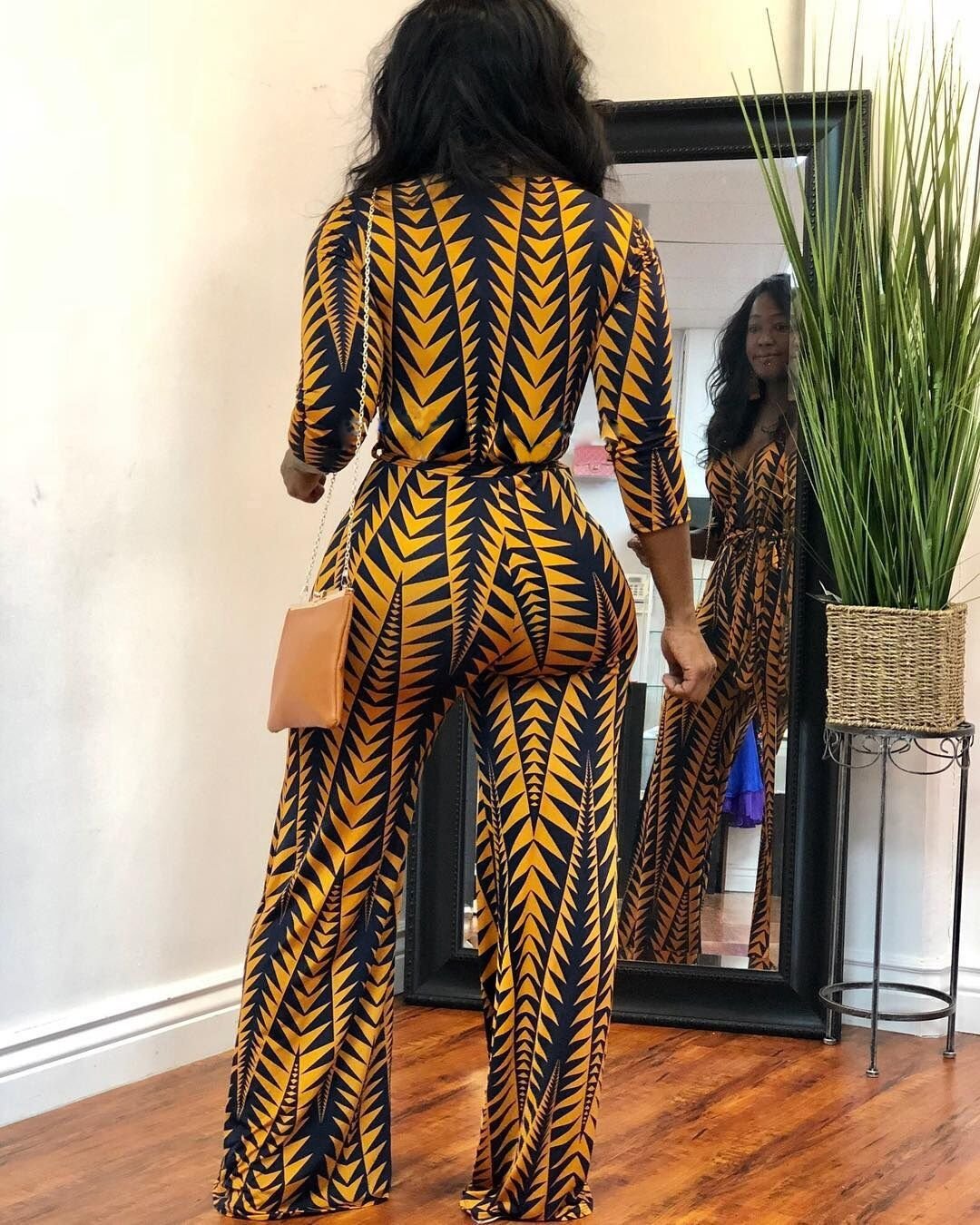 Radiant Golden Chic Jumpsuit for Stylish Elegance