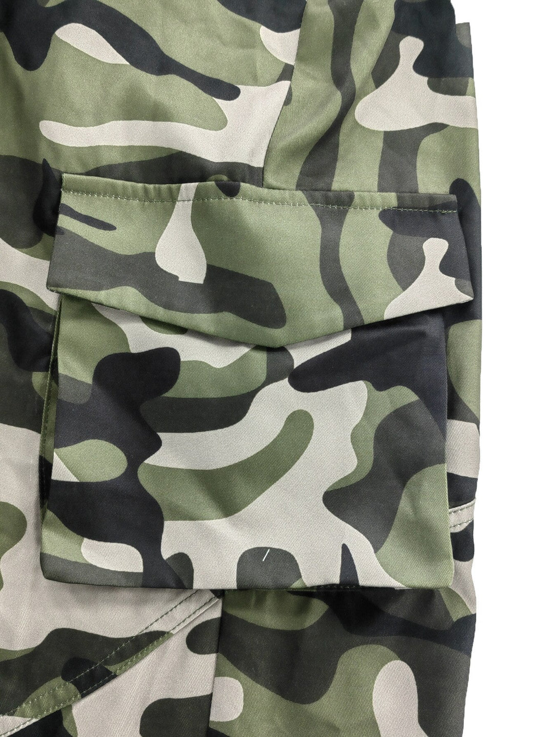 Green Camouflage Y2K  Cargo Pants Women Design Casual Hight Waist Pencil Pants Pocket Trousers Streetwear