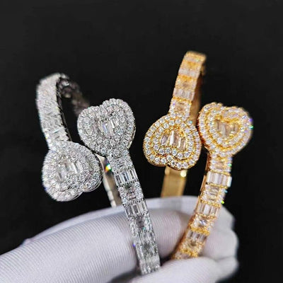 Iced Out AAA Baguette Cubic Zirconia Jewelry Dazzling Sparkle for Elegant Everyday Accessory