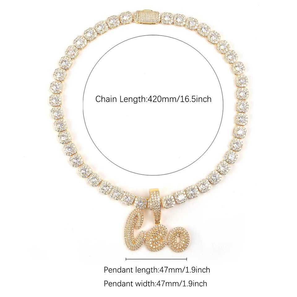 Icy Custom Tennis Chain Personalize Your Statement Piece With Durable Ice Necklace