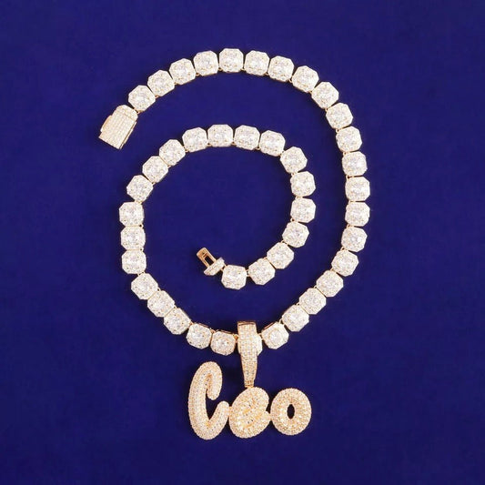 Icy Custom Tennis Chain Personalize Your Statement Piece With Durable Ice Necklace