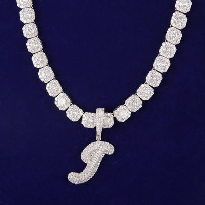 Icy Tennis Chain Necklace Timeless Elegance Luxury Jewelry Statement Piece For Modern Style