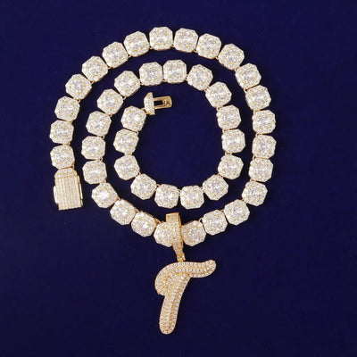 Icy Tennis Chain Necklace Timeless Elegance Luxury Jewelry Statement Piece For Modern Style