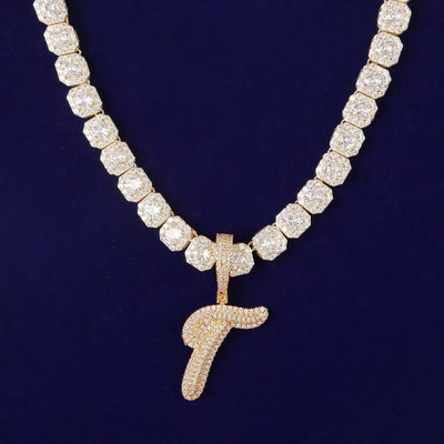 Icy Tennis Chain Necklace Timeless Elegance Luxury Jewelry Statement Piece For Modern Style