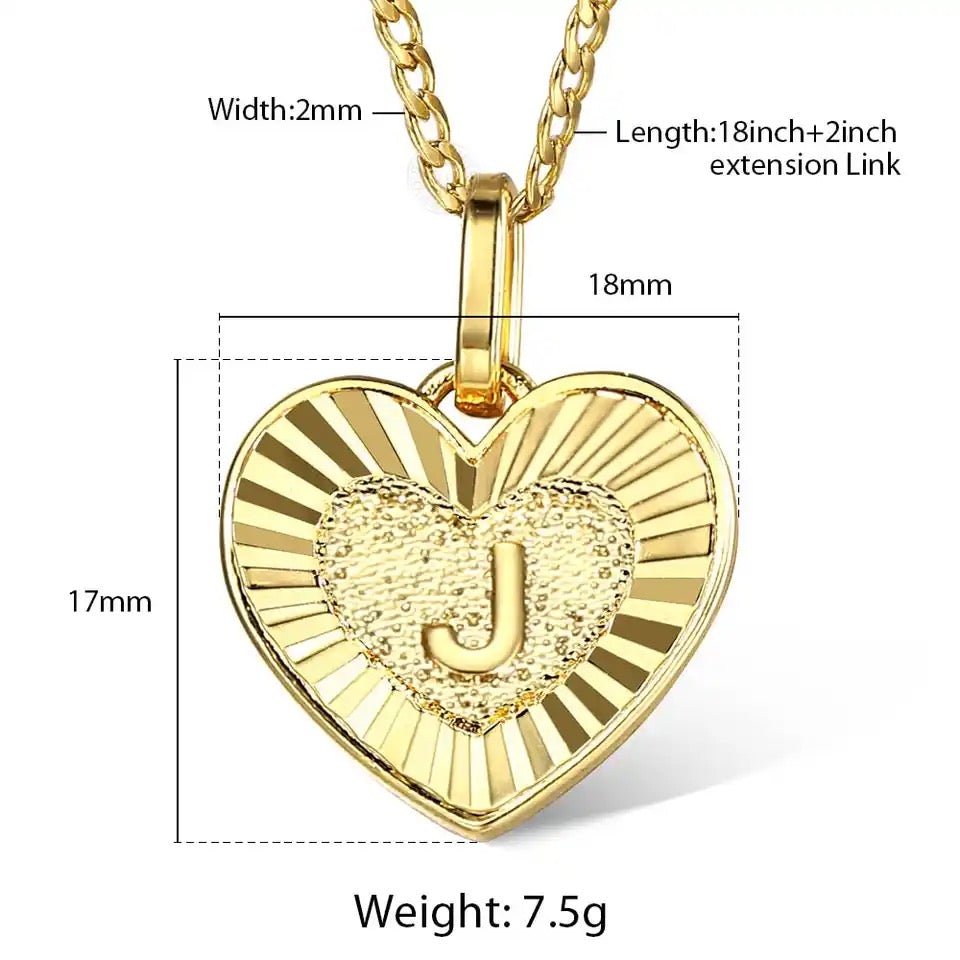 Personalized Initial A To Z Stainless Steel Necklace For Custom Monogram Jewelry
