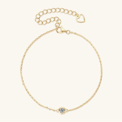 Inlaid Moissanite 925 Sterling Silver Bracelet for Elegance