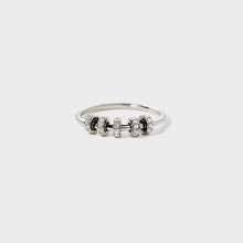 Inlaid Zircon 925 Sterling Silver Ring for Elegant Style