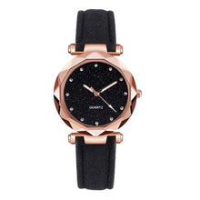 Ladies Fashion Korean Rhinestone Rose Gold Quartz Watch Elegant Womens Wristwatch for Daily Glamour