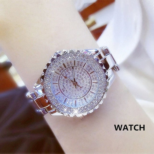 Ladies Rose Gold Stainless Steel Watch For Women Elegant Timepiece With Durable Band And Classic Design