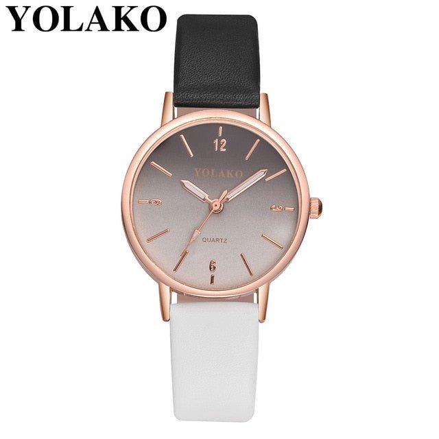 Leather Quartz Women's Watch