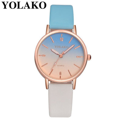 Leather Quartz Women's Watch