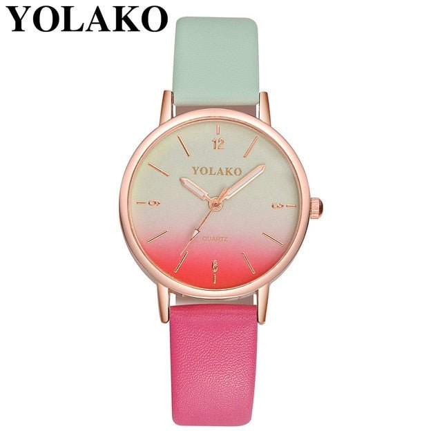 Leather Quartz Women's Watch