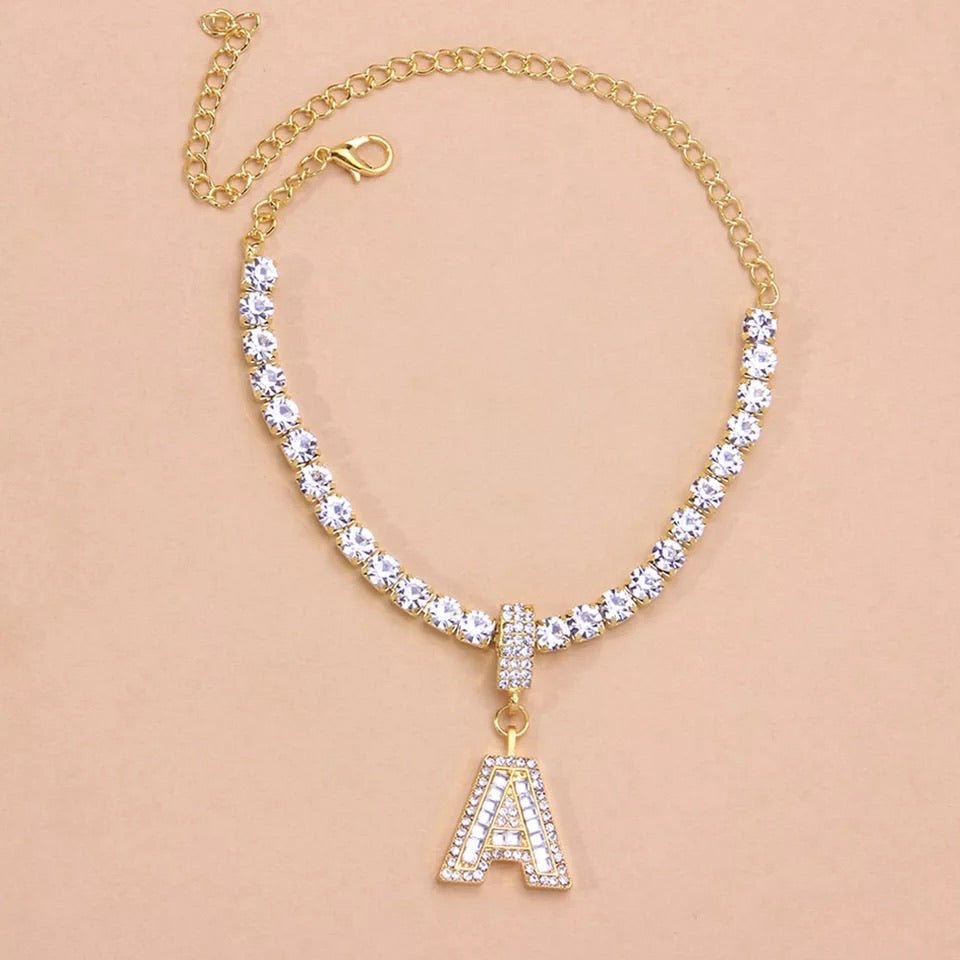 Letter Anklet Stainless Steel Jewelry for Women Initial Charm Personalized Durable Accessory