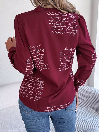 Stylish Printed Long Sleeve Button-Up Shirt for Every Occasion