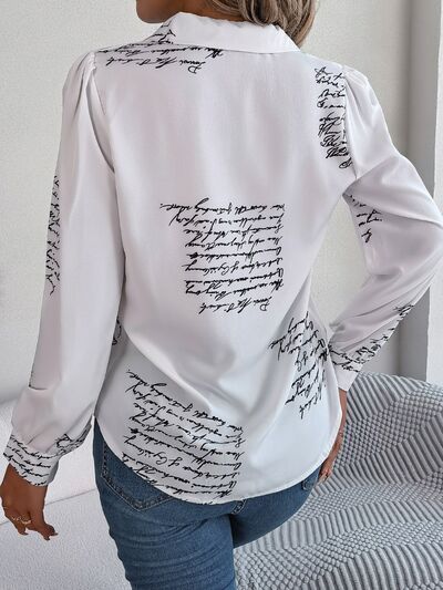 Stylish Printed Long Sleeve Button-Up Shirt for Every Occasion