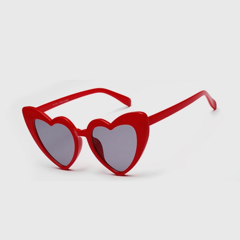 Heart-Shaped Fashion Sunglasses for Women