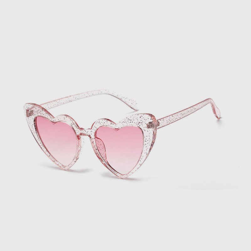 Heart-Shaped Fashion Sunglasses for Women
