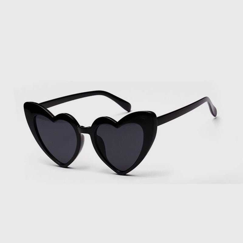Heart-Shaped Fashion Sunglasses for Women