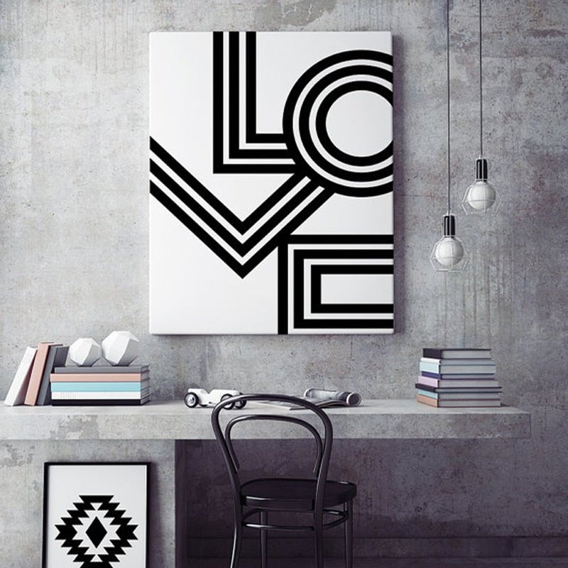 LOVE Wall Art No Frame