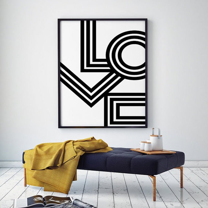 LOVE Wall Art No Frame