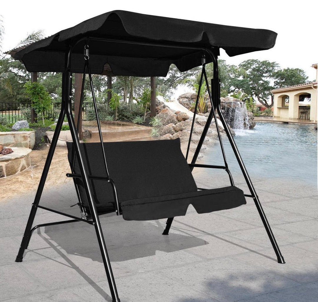 LoveSeat Patio Canopy Swing  Steel Frame