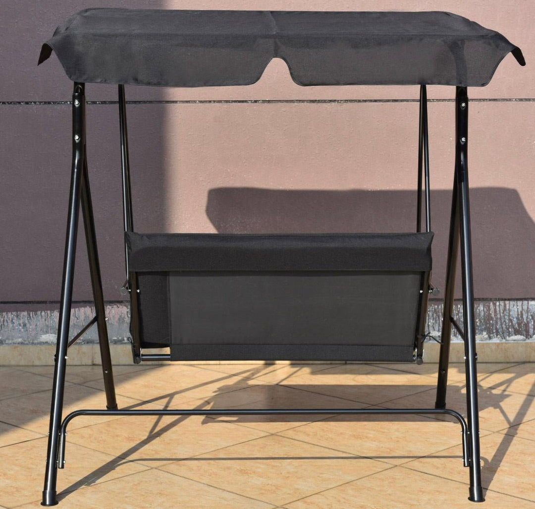 LoveSeat Patio Canopy Swing  Steel Frame