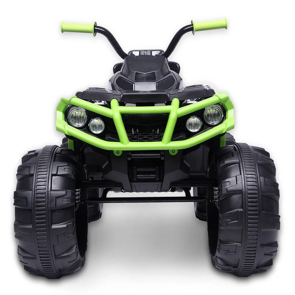 LZ-906 ATV Double Drive Children Car W/ Battery without RC Black & green