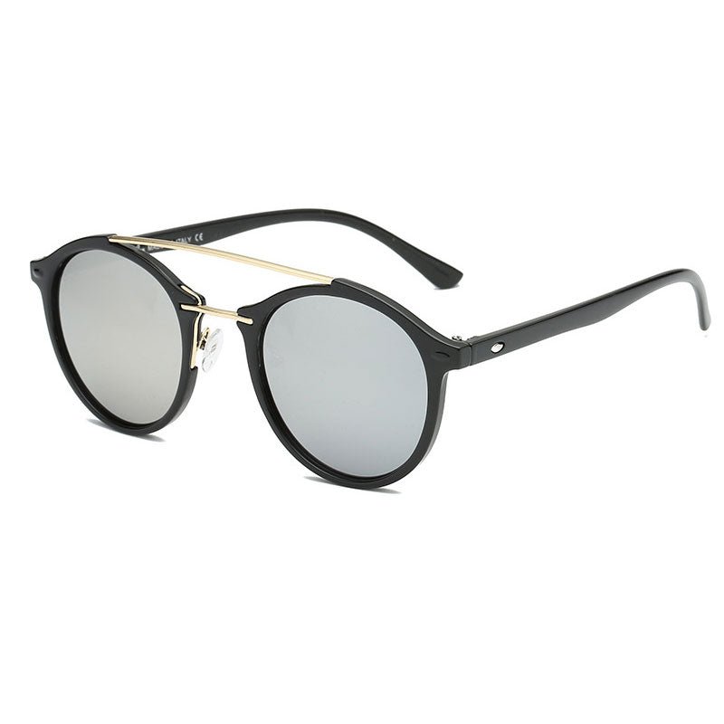 Unisex Retro Double Beams Designer Sunglasses for Men and Women