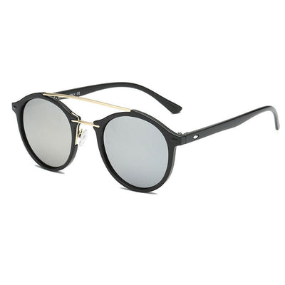 Unisex Retro Double Beams Designer Sunglasses for Men and Women