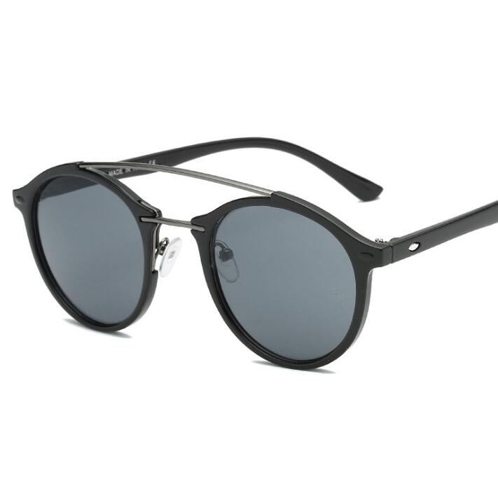 Unisex Retro Double Beams Designer Sunglasses for Men and Women
