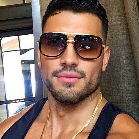 Unisex Square Sunglasses for Men and Women - Stylish UV400 Protection Gafas
