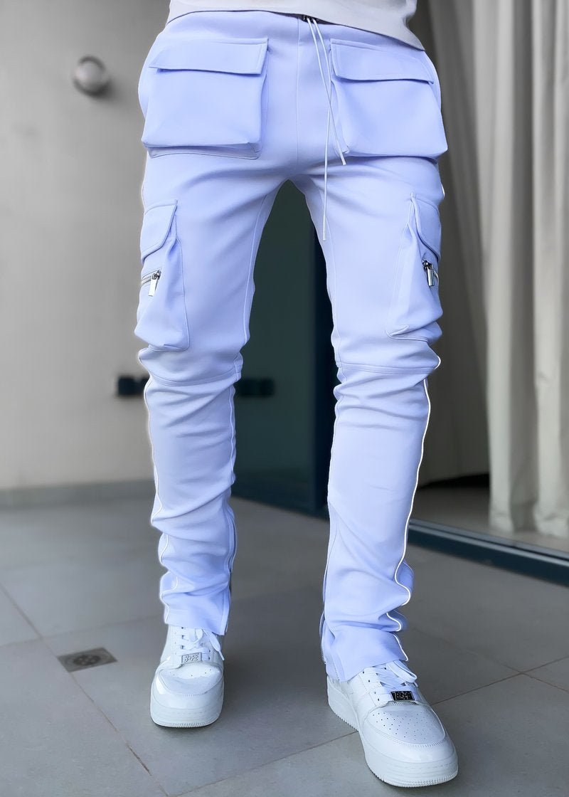 Men's Reflective Training Pants for Relaxed Fit Running Gear