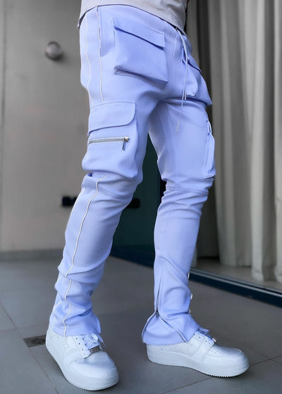 Men's Reflective Training Pants for Relaxed Fit Running Gear